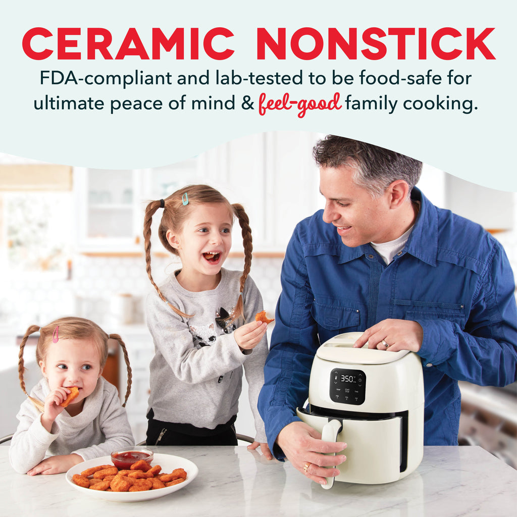 Ceramic Nonstick Tasti-Crisp Digital Air Fryer 2.6 Qt.